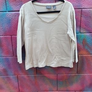 Chico's Additions brand Vintage V neck top